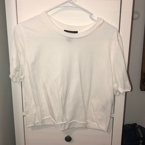 Forever 21 T-Shirt Crop Top